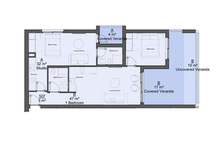 2 Bedroom Apartment for Sale in Limassol – Katholiki