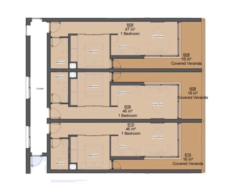 1 Bedroom Apartment for Sale in Limassol – Katholiki