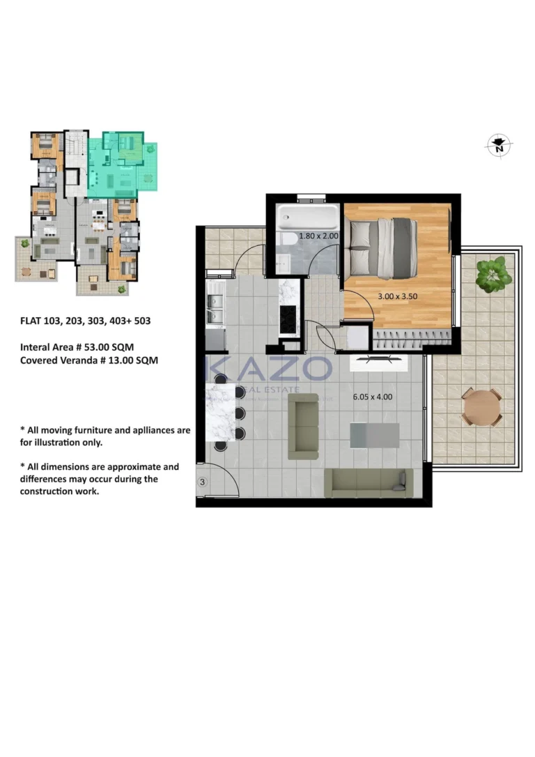 1 Bedroom Apartment for Sale in Limassol District