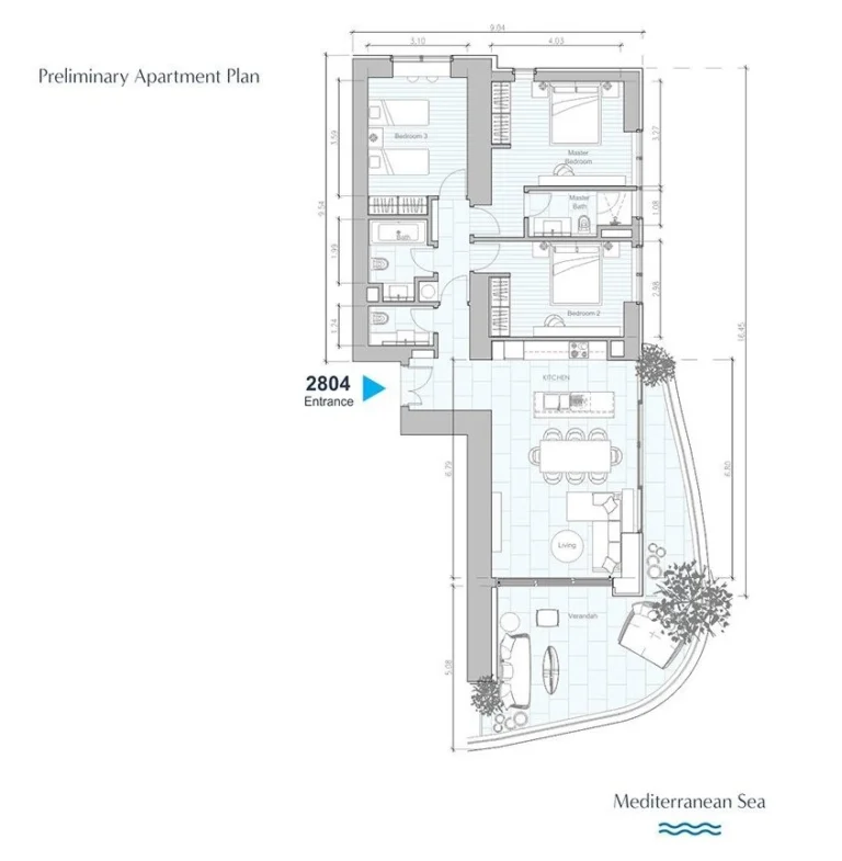 3 Bedroom Apartment for Sale in Nicosia – Agios Ioannis, Limassol District