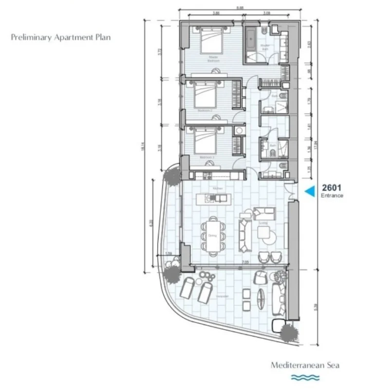 3 Bedroom Apartment for Sale in Nicosia – Agios Ioannis, Limassol District