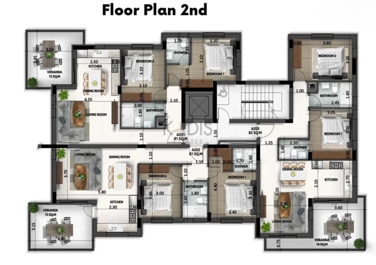 2 Bedroom Apartment for Sale in Larnaca – Agios Nikolaos