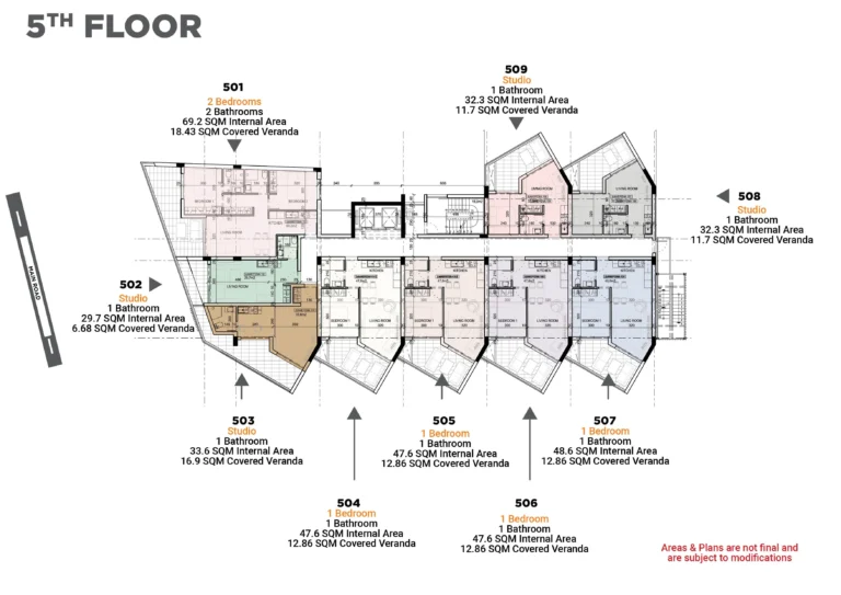 1 Bedroom Apartment for Sale in Larnaca – Finikoudes