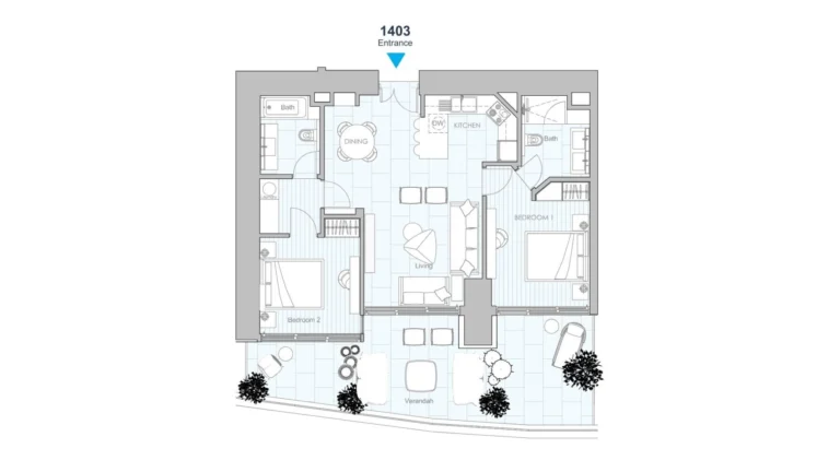 2 Bedroom Apartment for Sale in Nicosia – Agios Ioannis, Limassol District
