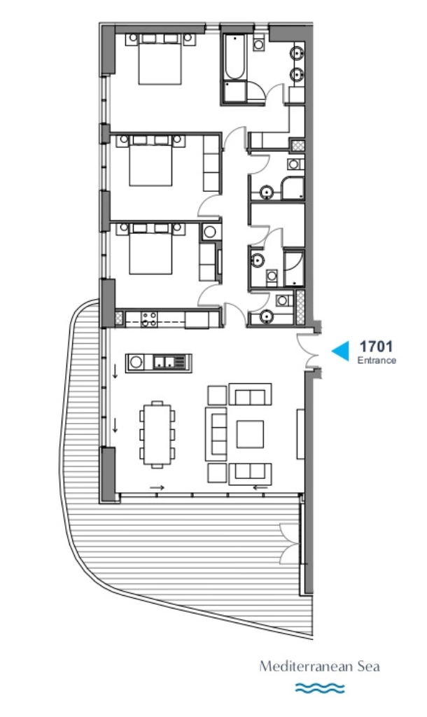 3 Bedroom Apartment for Sale in Nicosia – Agios Ioannis, Limassol District
