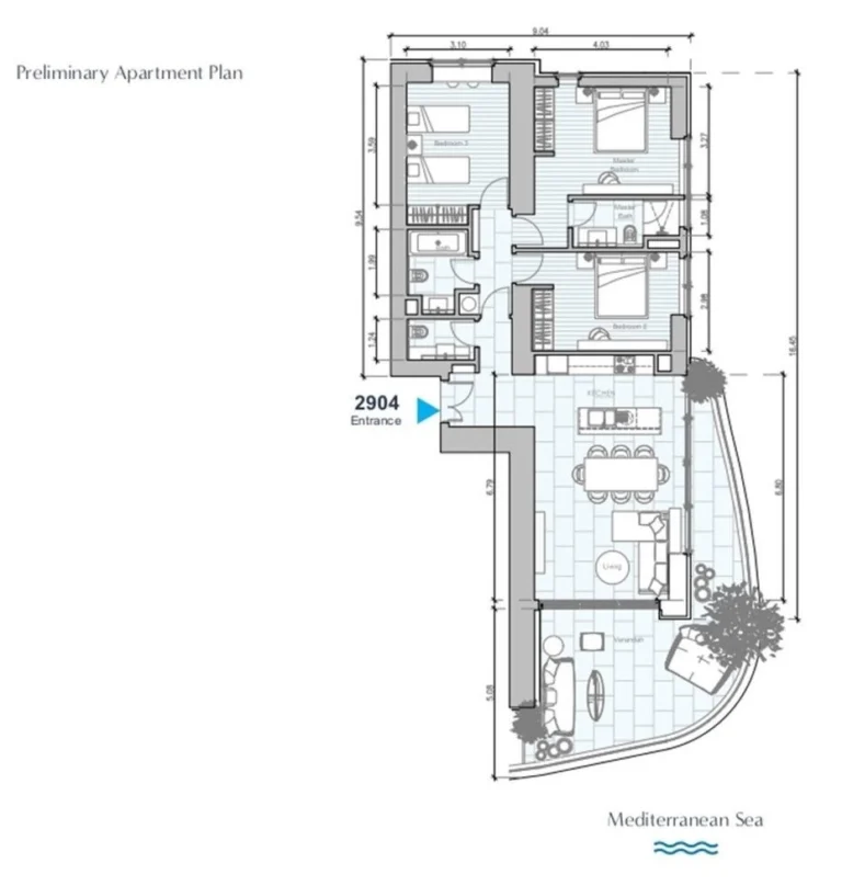 3 Bedroom Apartment for Sale in Nicosia – Agios Ioannis, Limassol District