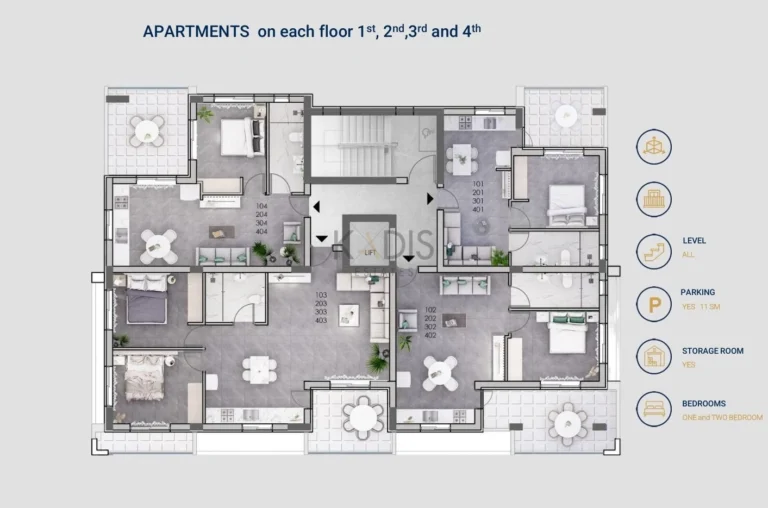 2 Bedroom Apartment for Sale in Trachoni Lemesou, Limassol District