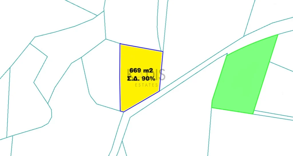 669m² Plot for Sale in Kampia, Nicosia District