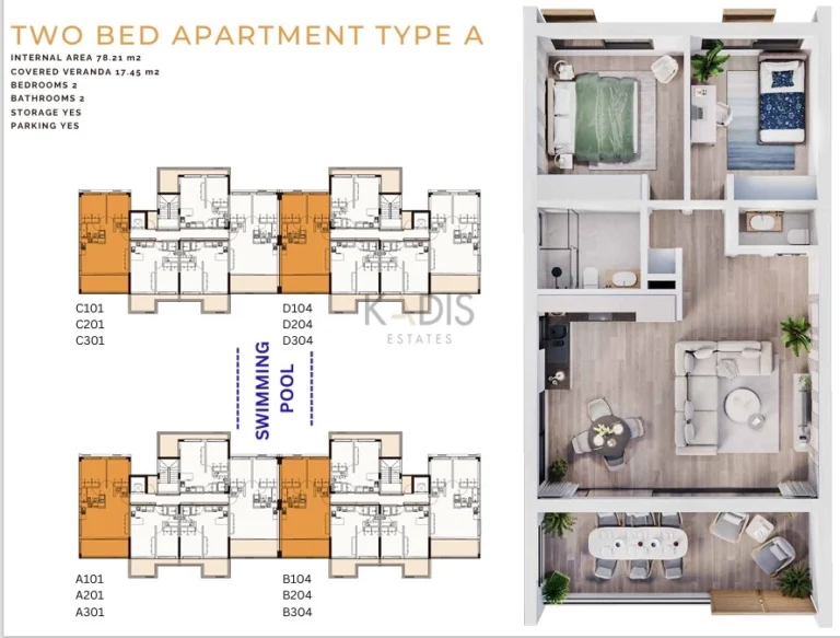 4 Bedroom Apartment for Sale in Limassol – Zakaki