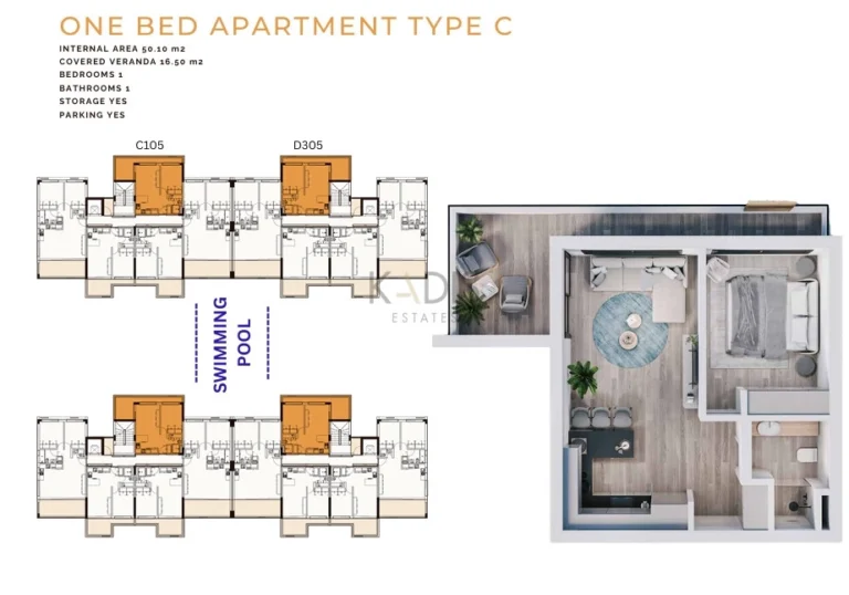3 Bedroom Apartment for Sale in Limassol – Zakaki