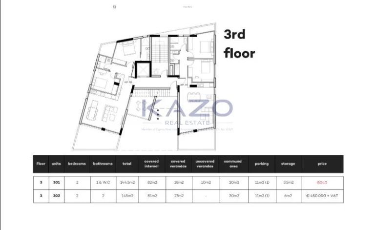 2 Bedroom Apartment for Sale in Limassol – Kapsalos