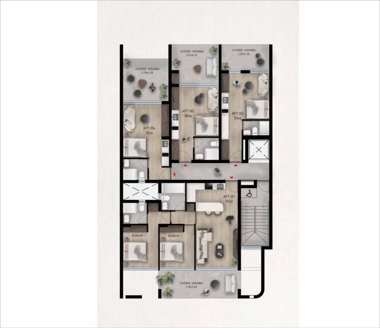 2 Bedroom Apartment for Sale in Limassol – Agios Spyridon