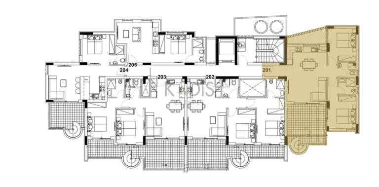 1 Bedroom Apartment for Sale in Kolossi, Limassol District