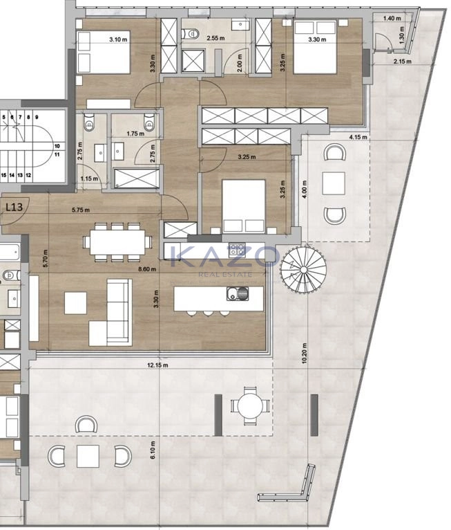 3 Bedroom Apartment for Sale in Limassol – Agios Nektarios