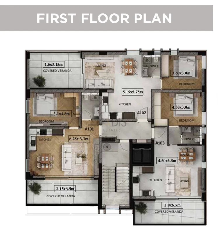 1 Bedroom Apartment for Sale in Larnaca District