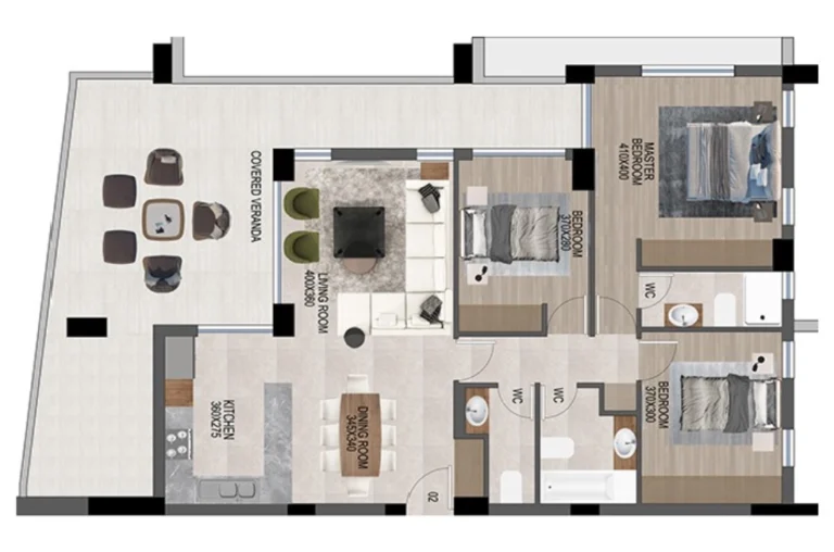 3 Bedroom Apartment for Sale in Mouttagiaka Tourist Area, Limassol District