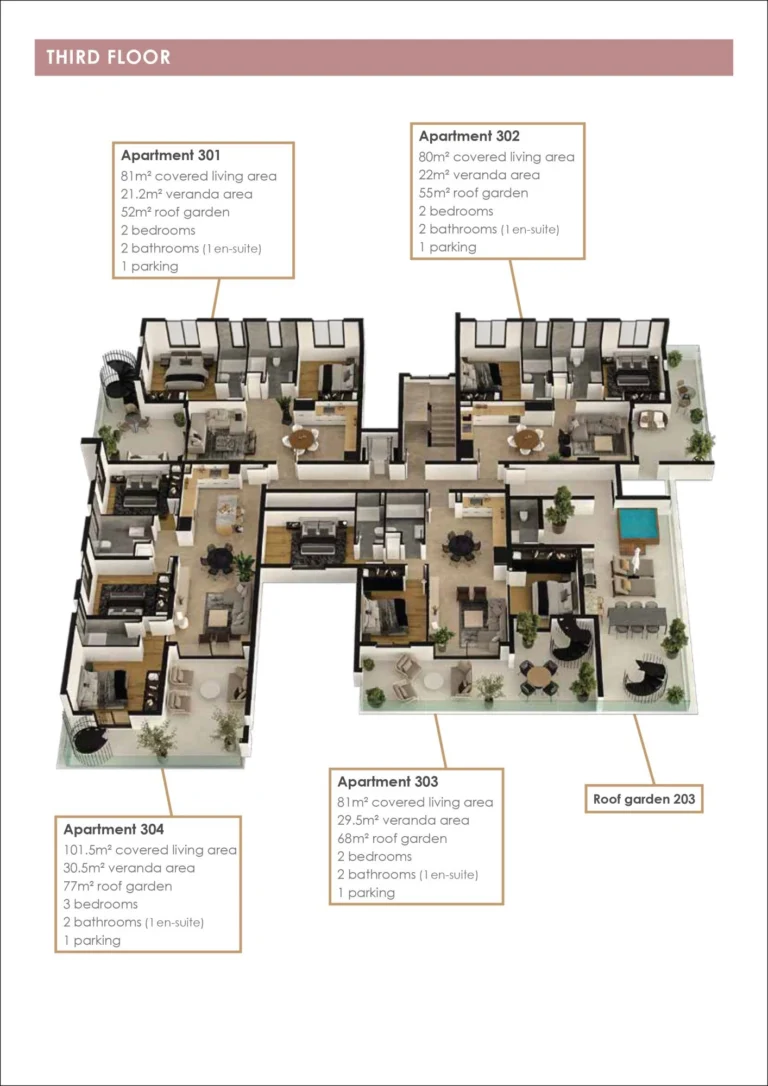2 Bedroom Apartment for Sale in Aradippou, Larnaca District