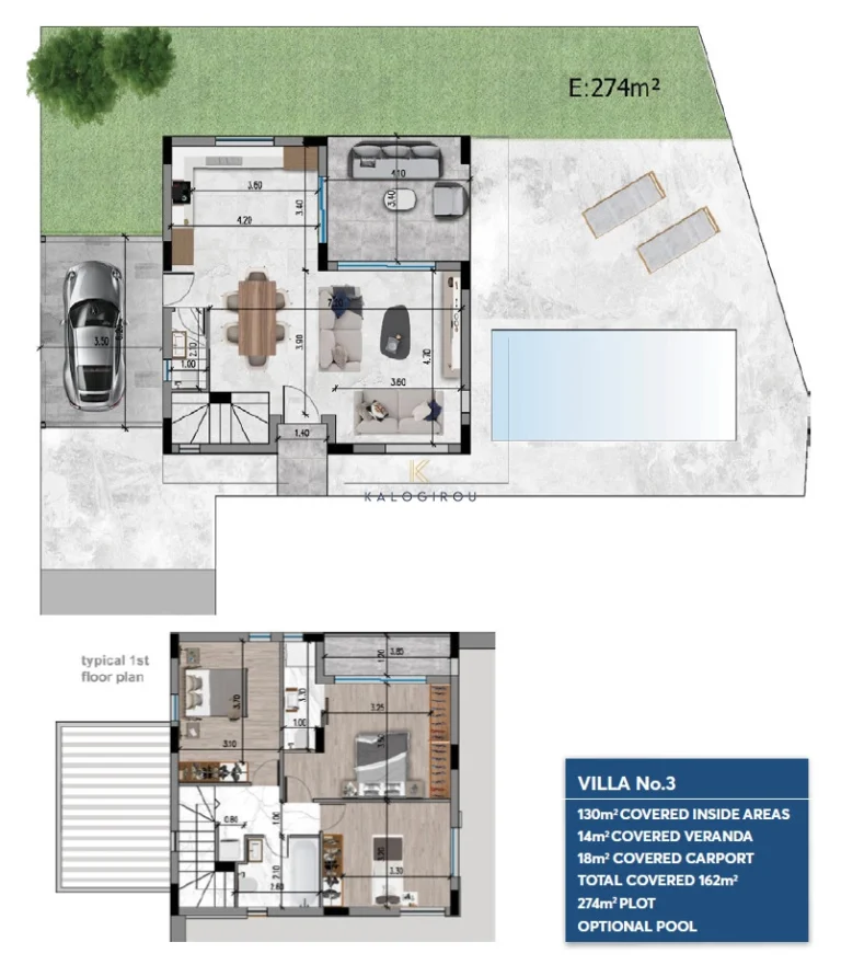 3 Bedroom House for Sale in Xylofagou, Larnaca District