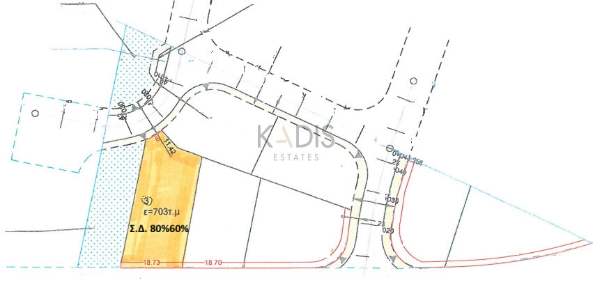 703m² Plot for Sale in Nicosia District