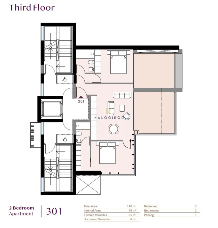 2 Bedroom Apartment for Sale in Larnaca District
