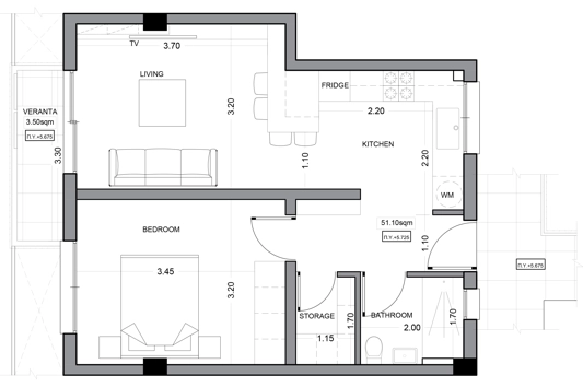1 Bedroom Apartment for Sale in Pyla, Larnaca District