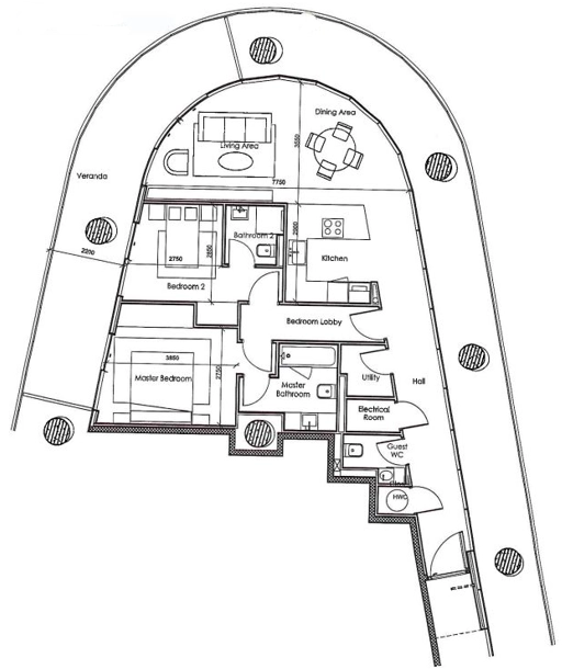 2 Bedroom Apartment for Sale in Famagusta – Agia Napa