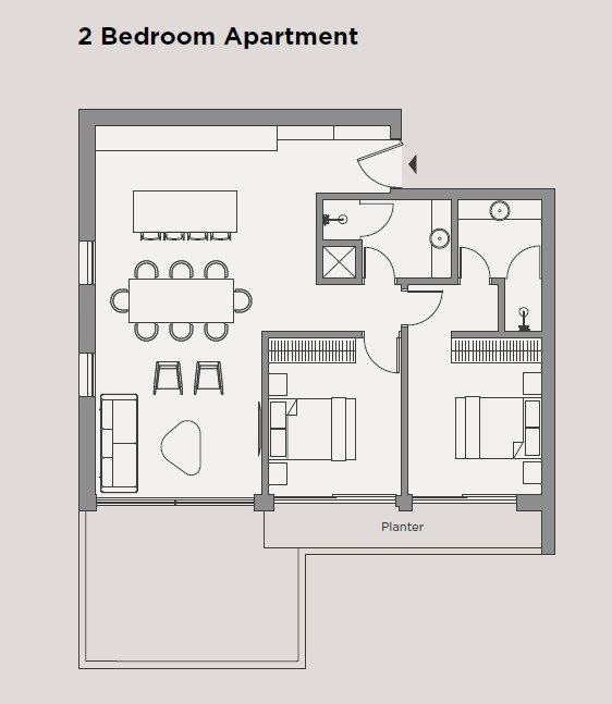2 Bedroom Apartment for Sale in Germasogeia, Limassol District
