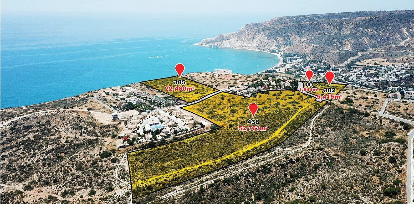 5,415m² Plot for Sale in Pissouri, Limassol District