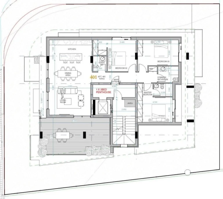 3 Bedroom Apartment for Sale in Paphos – Agios Theodoros