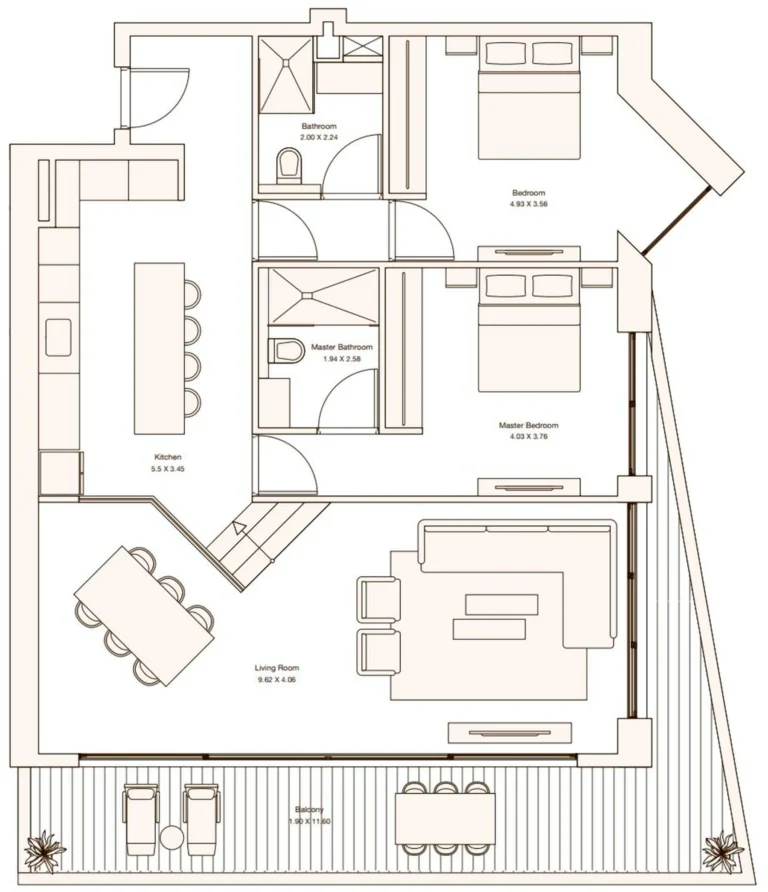 2 Bedroom Apartment for Sale in Voroklini Tourist Area, Larnaca District
