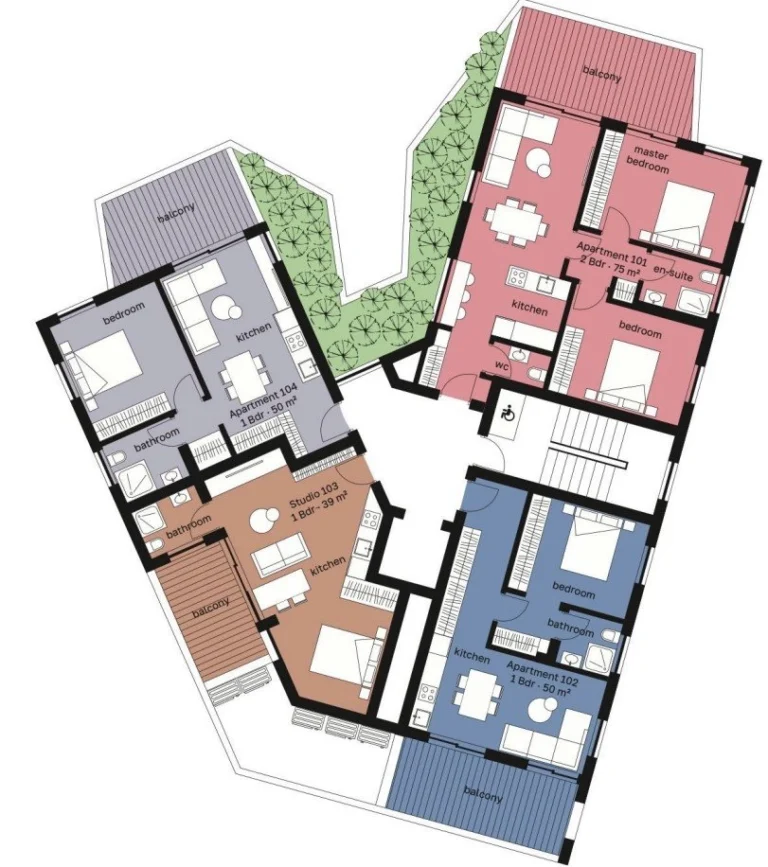 2 Bedroom Apartment for Sale in Limassol – Zakaki