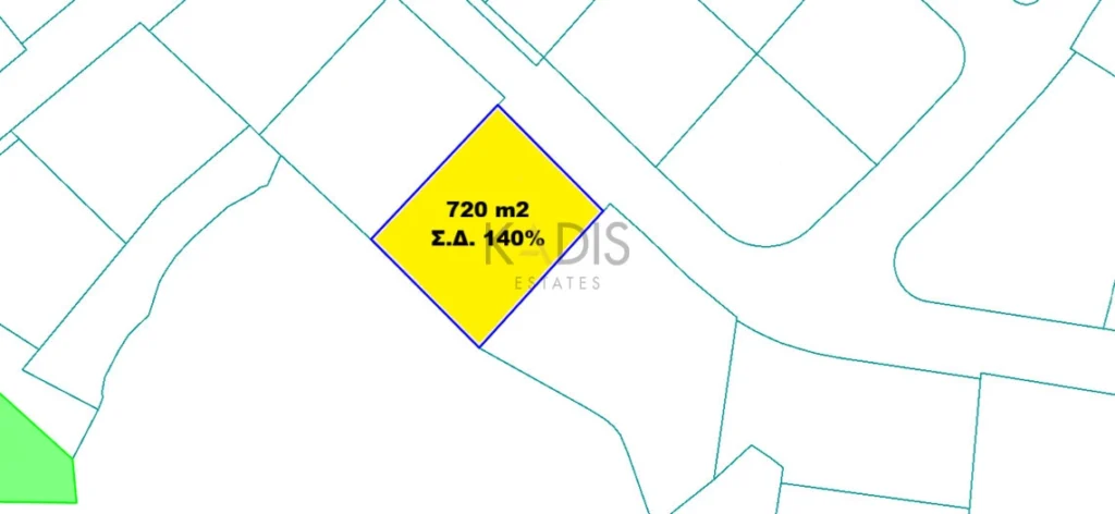 720m² Plot for Sale in Nicosia – Agios Antonios