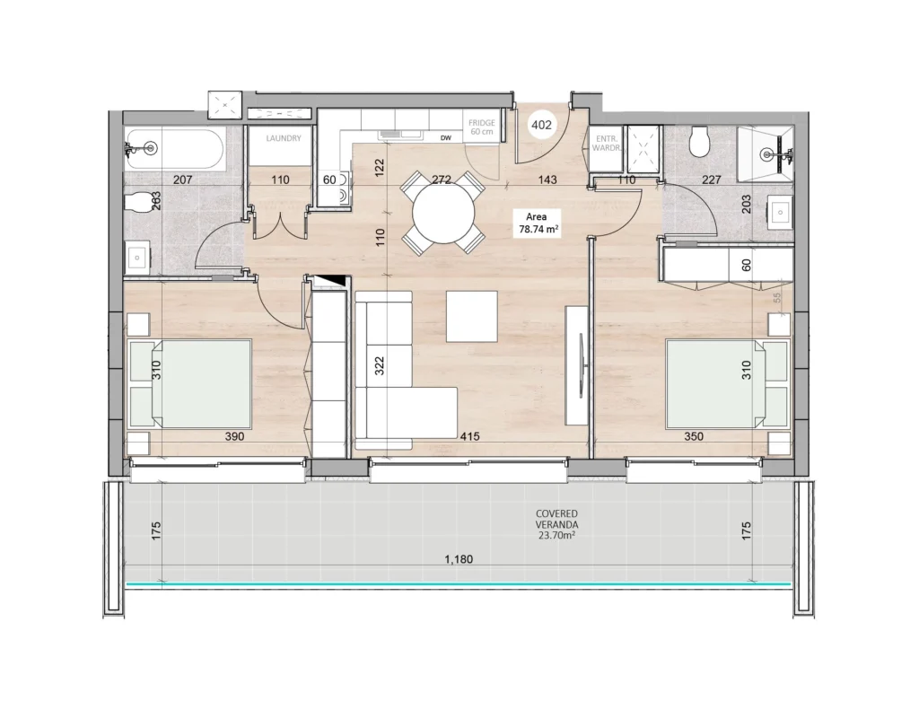 2 Bedroom Apartment for Sale in Limassol – Kapsalos