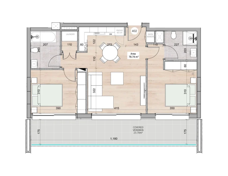 2 Bedroom Apartment for Sale in Limassol – Kapsalos