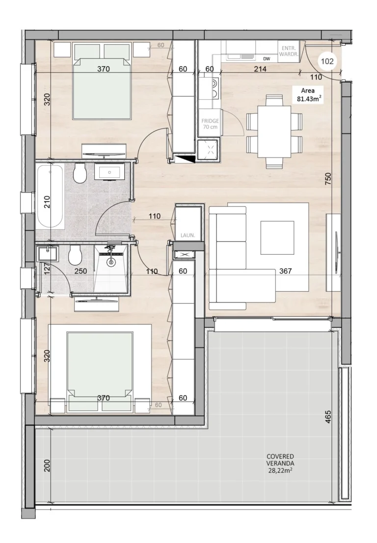 2 Bedroom Apartment for Sale in Limassol – Kapsalos