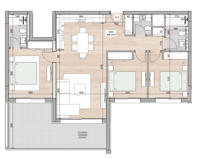 3 Bedroom Apartment for Sale in Limassol – Kapsalos
