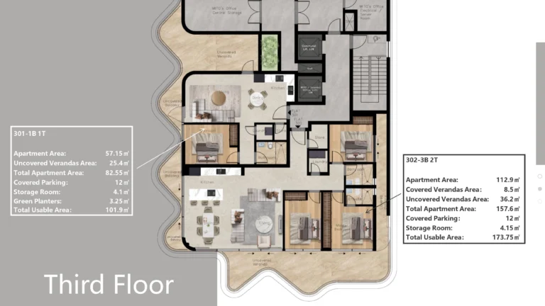 3 Bedroom Apartment for Sale in Paphos – Agios Theodoros