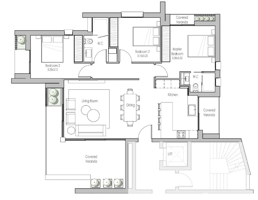 2 Bedroom Apartment for Sale in Paphos – Agios Pavlos