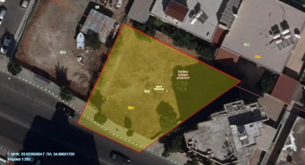 632m² Plot for Sale in Limassol District