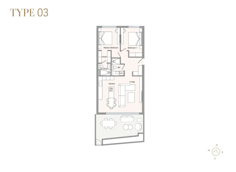 2 Bedroom Apartment for Sale in Germasogeia, Limassol District
