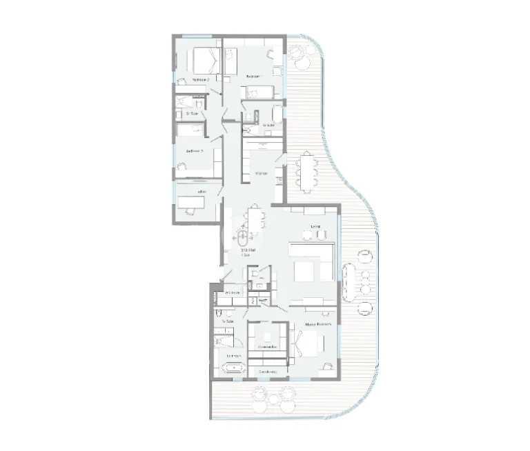 4 Bedroom Apartment for Sale in Germasogeia, Limassol District