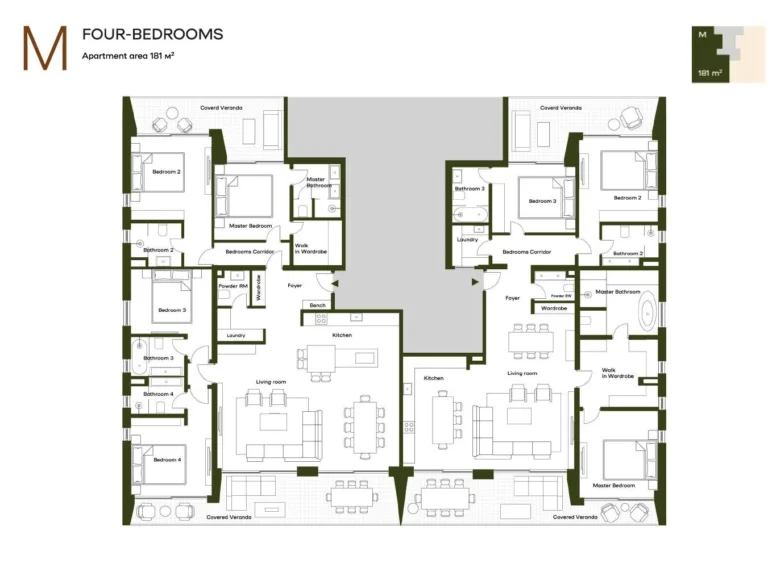 4 Bedroom Apartment for Sale in Potamos Germasogeias, Limassol District