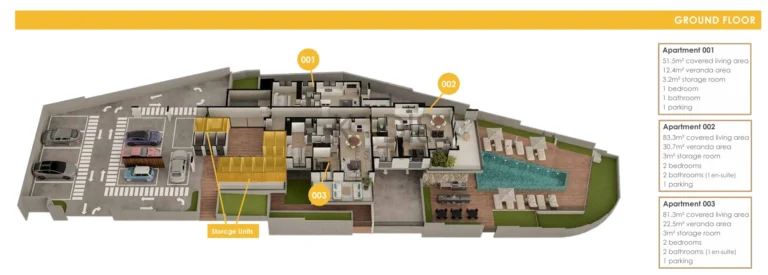 3 Bedroom Apartment for Sale in Oroklini, Larnaca District