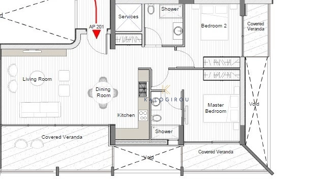 2 Bedroom Apartment for Sale in Kapparis, Famagusta District