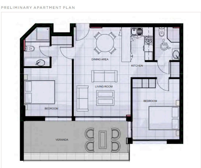 2 Bedroom Apartment for Sale in Chlorakas, Paphos District
