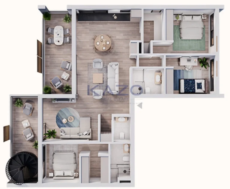 3 Bedroom Apartment for Sale in Limassol – Zakaki