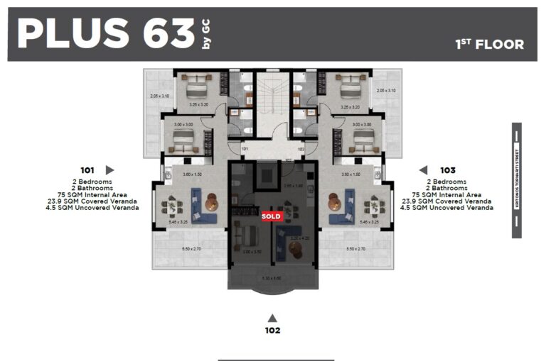 2 Bedroom Apartment for Sale in Limassol – Agios Athanasios