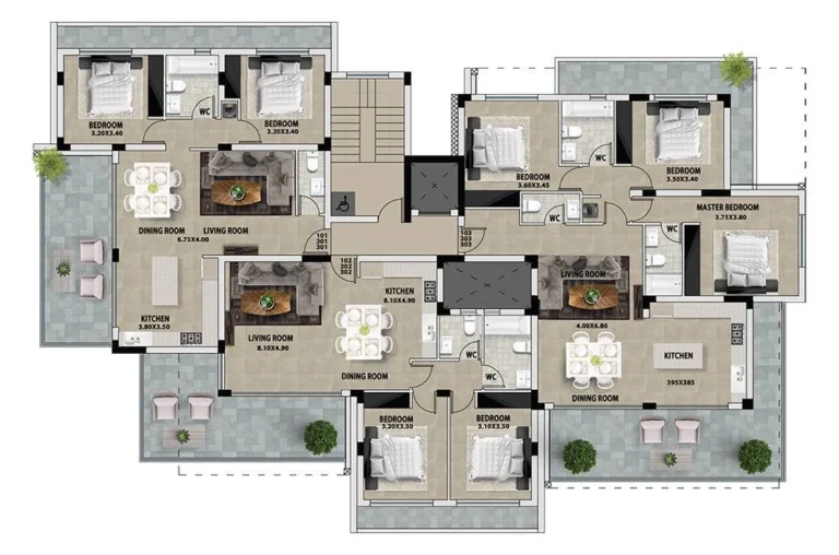 3 Bedroom Apartment for Sale in Germasogeia, Limassol District