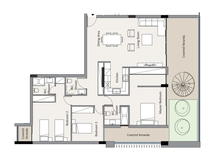 3 Bedroom Apartment for Sale in Germasogeia, Limassol District