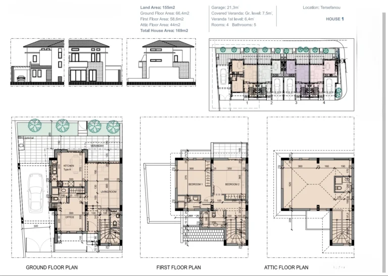 4 Bedroom House for Sale in Tersefanou, Larnaca District